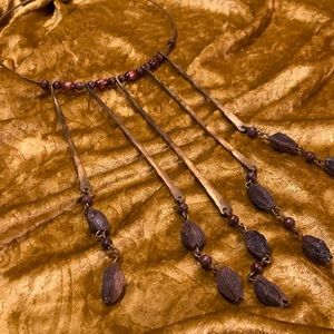 Vintage Brass Ethnic Necklace